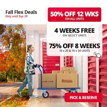 Sentinel Storage - Sherwood Park North Promotion