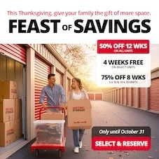 Sentinel Storage - Sherwood Park North Promotion