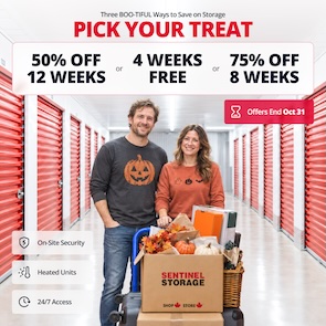 Sentinel Storage - Sherwood Park North Promotion