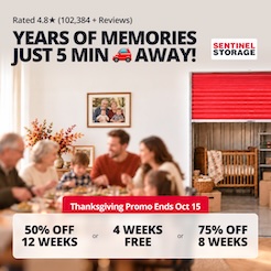 Sentinel Storage - Sherwood Park North Promotion